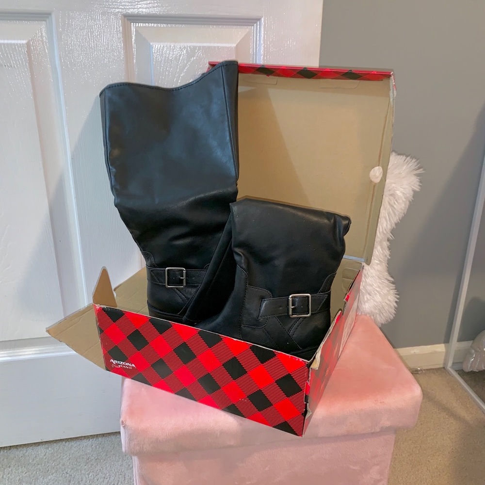Arizona Black Tall Boots